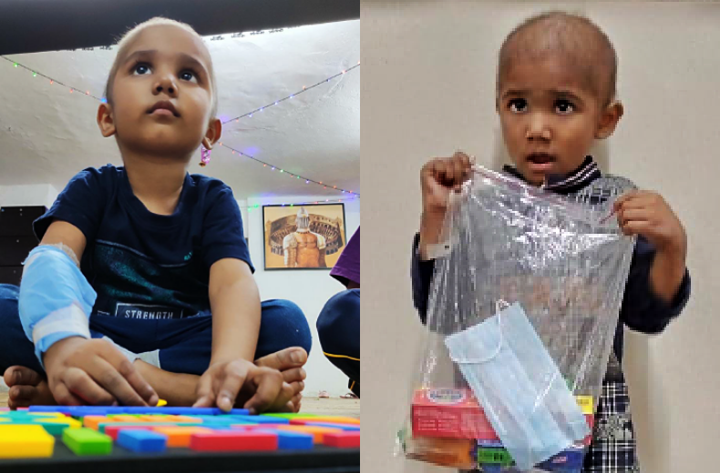 Gopal is 3 years old and hails from Shegaon in Maharashtra. He was suffering from BCT-All from early 2020 and was treated at Tata Memorial Hospital, Mumbai.